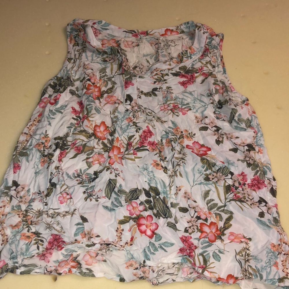 Colorful blouse with flower designs